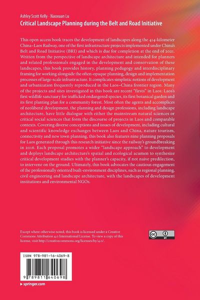 Produktbild: Critical Landscape Planning during the Belt and Road Initiative