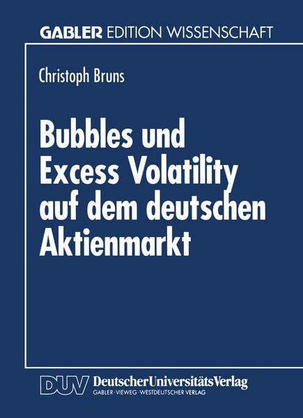 Produktbild: Bubbles und Excess Volatility auf dem deutschen Aktienmarkt