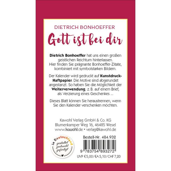 Produktbild: Gott ist bei dir 2027