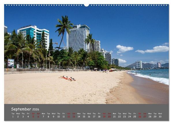 Produktbild: Vietnam`s most beautiful beaches (Wall Calendar 2026 DIN A2 landscape), CALVENDO 12 Month Wall Calendar