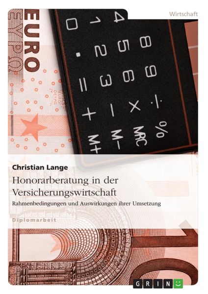 Produktbild: Honorarberatung in der Versicherungswirtschaft