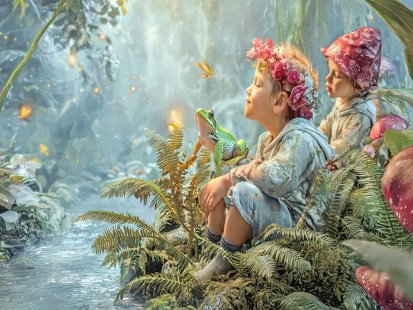 CALVENDO Puzzle Frösche | 1000 Teile Lege-Größe 64x48cm Foto-Puzzle für glückliche Stunden