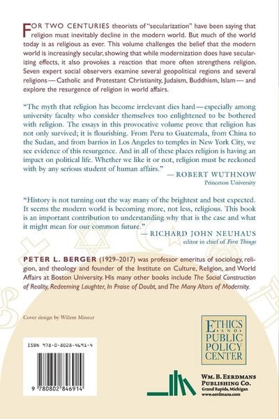 Produktbild: The Desecularization of the World