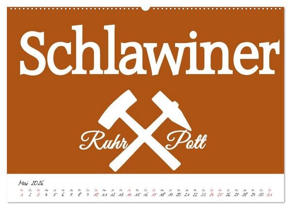 Produktbild: Ruhrpott Vokabeln (hochwertiger Premium Wandkalender 2026 DIN A2 quer), Kunstdruck in Hochglanz