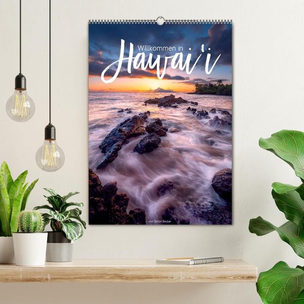 Produktbild: Willkommen in Hawai'i (Wandkalender 2027 DIN A2 hoch), CALVENDO Monatskalender