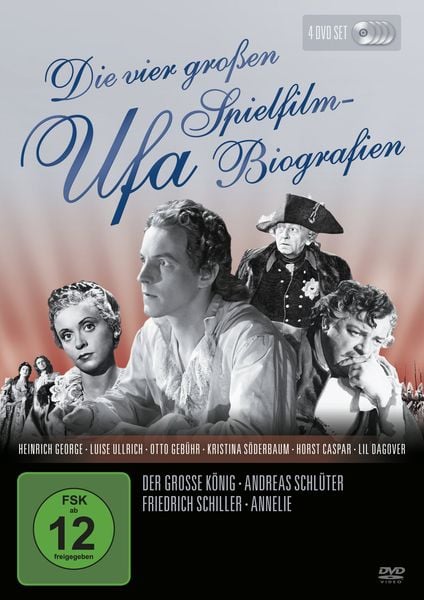 Produktbild: Die vier gro&szlig;en UFA Spielfilm-Biographien [4 DVDs]