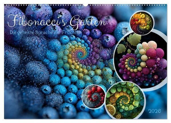 Fibonacci’s Garten (Wandkalender 2026 DIN A2 quer), CALVENDO Monatskalender