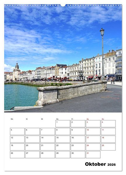 Produktbild: Frankreich erleben (Wandkalender 2026 DIN A2 hoch), CALVENDO Monatskalender