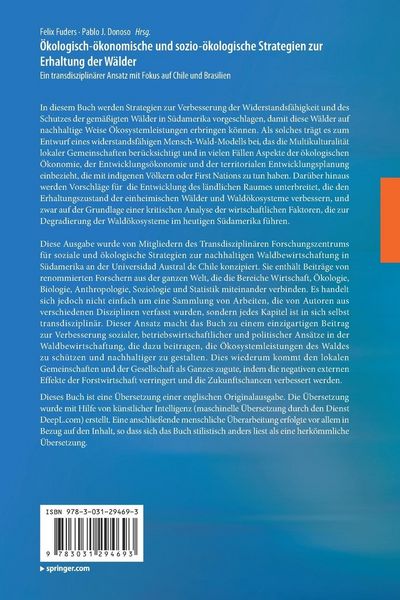 Produktbild: &Ouml;kologisch-&ouml;konomische und sozio-&ouml;kologische Strategien zur Erhaltung der W&auml;lder