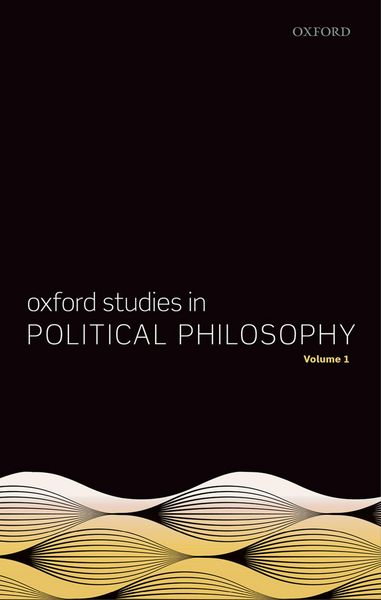 Produktbild: Oxford Studies in Political Philosophy, Volume 1