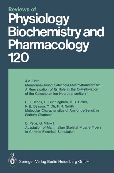 Produktbild: Reviews of Physiology, Biochemistry and Pharmacology