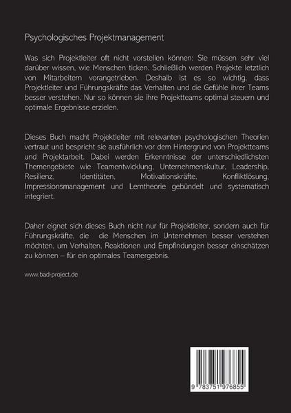 Produktbild: Psychologisches Projektmanagement