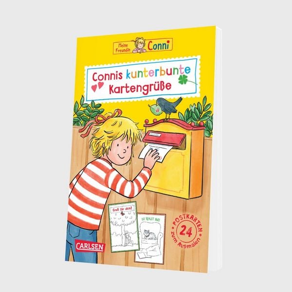 Produktbild: Conni Gelbe Reihe (Besch&auml;ftigungsbuch): Connis kunterbunte Kartengr&uuml;&szlig;e