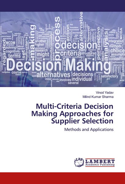 Produktbild: Multi-Criteria Decision Making Approaches for Supplier Selection