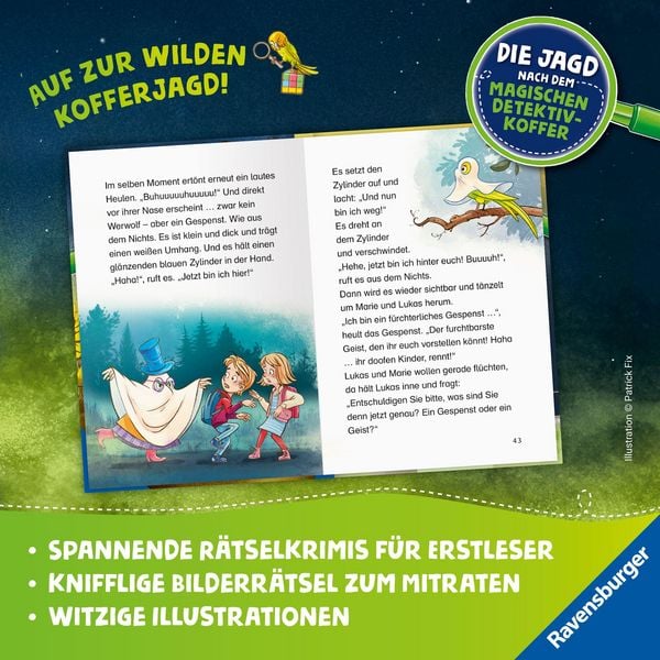 Produktbild: Die Jagd nach dem magischen Detektivkoffer, Band 7 - Das verflixt verfluchte Geisterhaus
