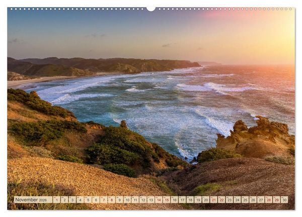 Produktbild: Von Porto bis an die Algarve (Wandkalender 2026 DIN A2 quer), CALVENDO Monatskalender