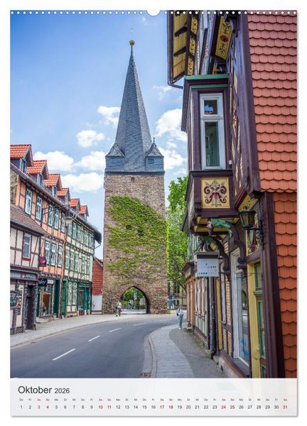 Produktbild: Wernigerode - Mittelalterliches Flair am Rande des Harzes (Wandkalender 2026 DIN A2 hoch), CALVENDO Monatskalender