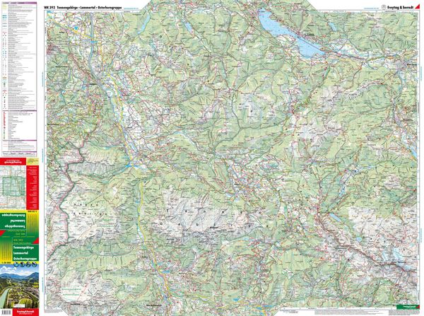 Produktbild: freytag & berndt Wanderkarte Tennengebirge - Lammertal - Osterhorngruppe 1:50.000