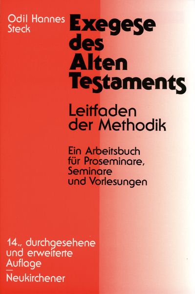 Produktbild: Exegese des Alten Testaments