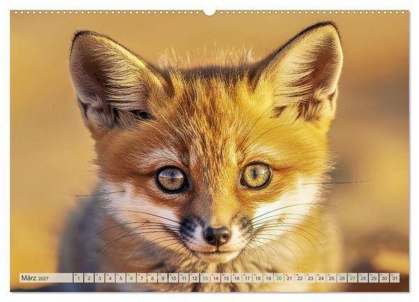 Produktbild: Babys der Wildnis (Wandkalender 2027 DIN A2 quer), CALVENDO Monatskalender