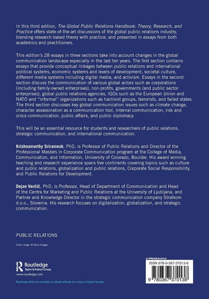 Produktbild: The Global Public Relations Handbook