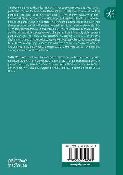 Produktbild: Partisan Dealignment and the Blue-Collar Electorate in France
