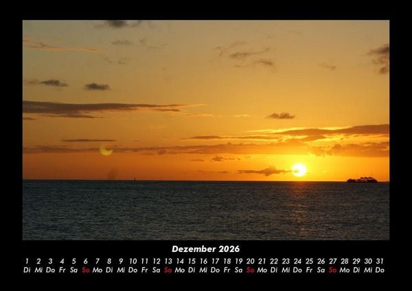Produktbild: Sonnenunterg&auml;nge 2026 Fotokalender DIN A3