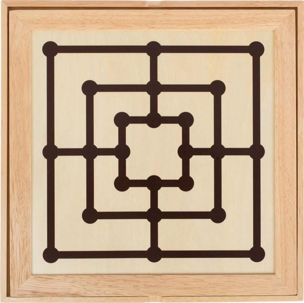 Produktbild: Spiele-Set Schach, Dame und Mühle