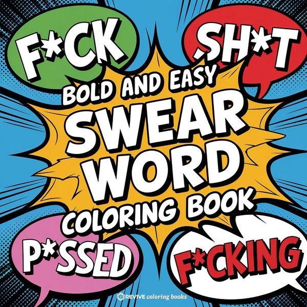 Produktbild: Bold and Easy Swear Word Coloring Book for Adults and Teens