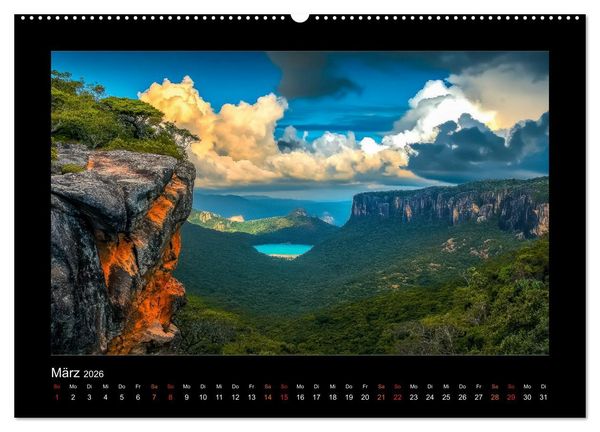 Produktbild: Brasilien - Natur, Kultur und Lebensfreude (Wandkalender 2026 DIN A2 quer), CALVENDO Monatskalender