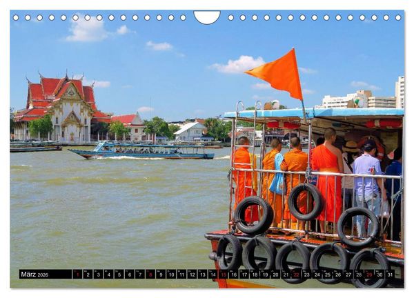Produktbild: Bangkok: West trifft Fernost (Wandkalender 2026 DIN A4 quer), CALVENDO Monatskalender