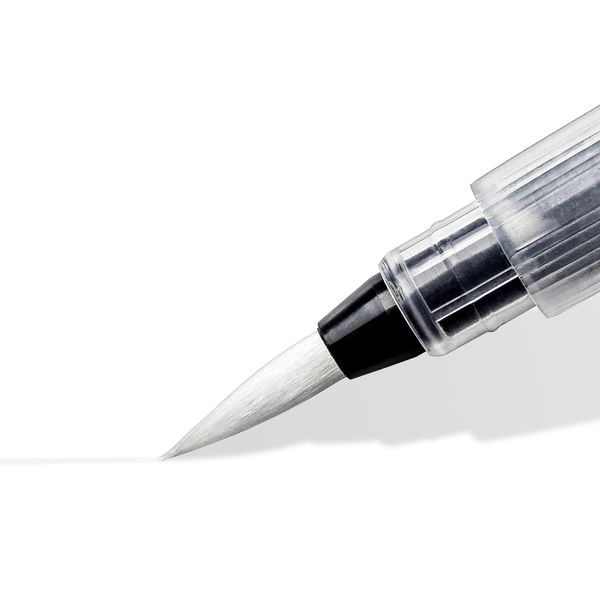Produktbild: STAEDTLER Wasserpinsel rund fein, rund medium, rund gro&szlig;, Keilspitze, 4er Set