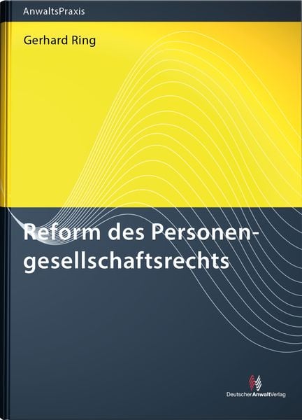 Produktbild: Reform des Personengesellschaftsrechts
