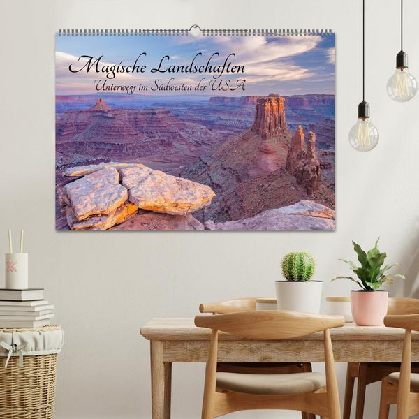 Produktbild: Magische Landschaften - Unterwegs im S&uuml;dwesten der USA (Wandkalender 2026 DIN A2 quer), CALVENDO Monatskalender