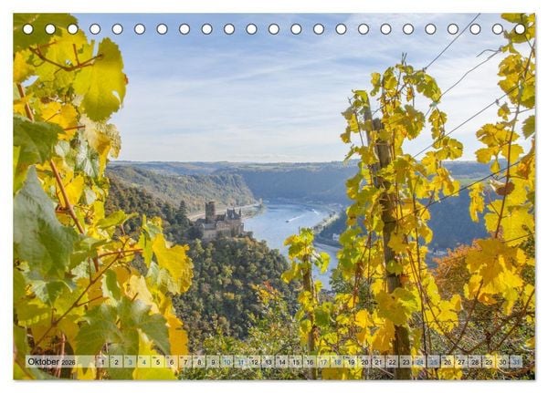 Produktbild: Romantisches Rheintal (Tischkalender 2026 DIN A5 quer), CALVENDO Monatskalender