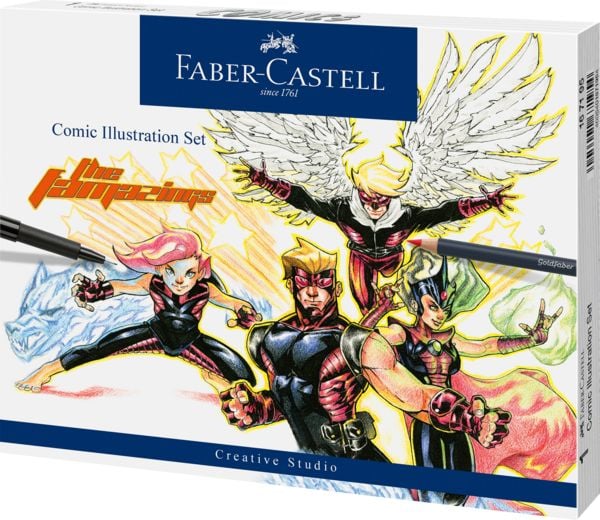 Produktbild: Faber-Castell Comic Illustration Set, 15 teilig