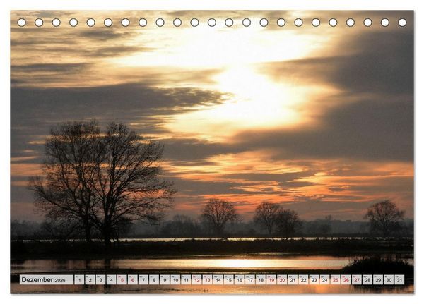 Produktbild: Hochwasser als Teil der Umwelt (Tischkalender 2026 DIN A5 quer), CALVENDO Monatskalender