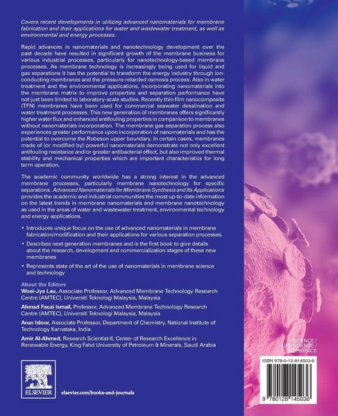 Produktbild: Advanced Nanomaterials for Membrane Synthesis and Its Applications