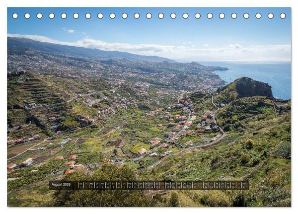 Produktbild: Madeira - Paradies im Atlantik (Tischkalender 2026 DIN A5 quer), CALVENDO Monatskalender