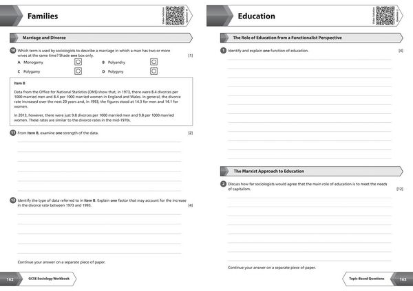 Produktbild: AQA GCSE 9-1 Sociology All-in-One Complete Revision and Practice