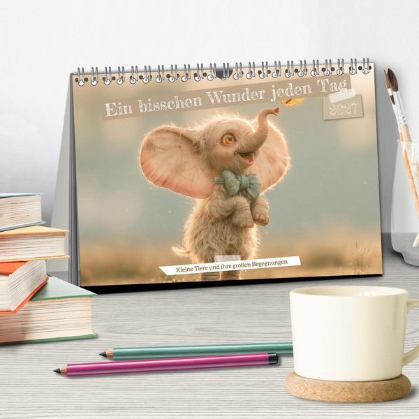 Produktbild: Ein bisschen Wunder jeden Tag (Tischkalender 2027 DIN A5 quer), CALVENDO Monatskalender
