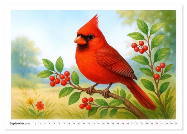 Produktbild: Niedliches Nordamerika (Wandkalender 2026 DIN A4 quer), CALVENDO Monatskalender