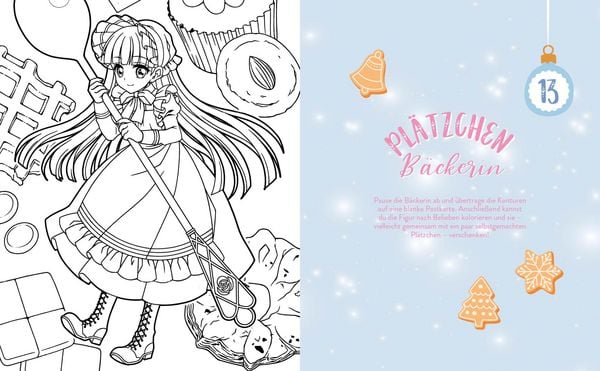 Produktbild: Mein Manga-Adventskalender-Buch: Magic Manga Christmas