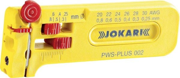 Jokari 40025 PWS Plus 002  Drahtabisolierer Geeignet für PVC-Drähte, PTFE-Drähte 0.25 bis 0.80 mm