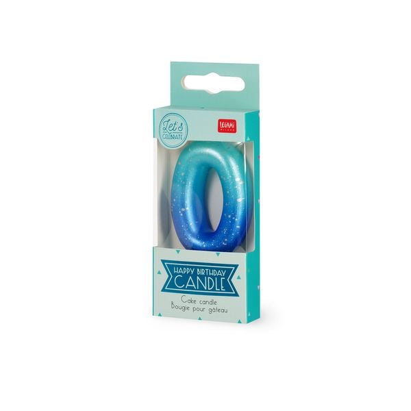 Produktbild: Legami Geburtstagskerze - Happy Birthday  - Blau - 0