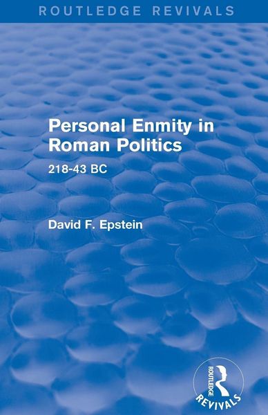 Produktbild: Personal Enmity in Roman Politics (Routledge Revivals)
