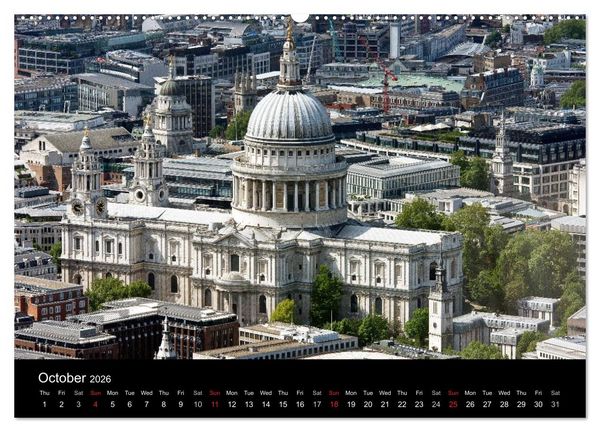 Produktbild: Anglican Cathedrals (High Quality Premium Wall Calendar 2026 DIN A2 landscape),CALVENDO 12 Month Wall Calendar