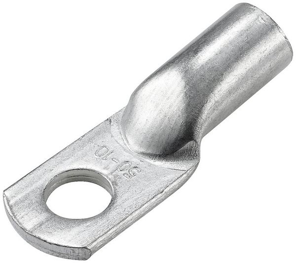 Produktbild: TRU COMPONENTS TC-12885876 Rohrkabelschuh 180&deg; M10 50mm&sup2; Loch-&Oslash;: 10mm 1St.