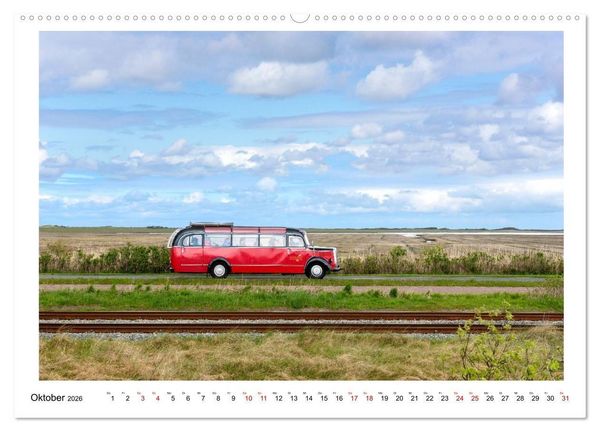 Produktbild: Wir fahren nach Borkum (Wandkalender 2026 DIN A2 quer), CALVENDO Monatskalender