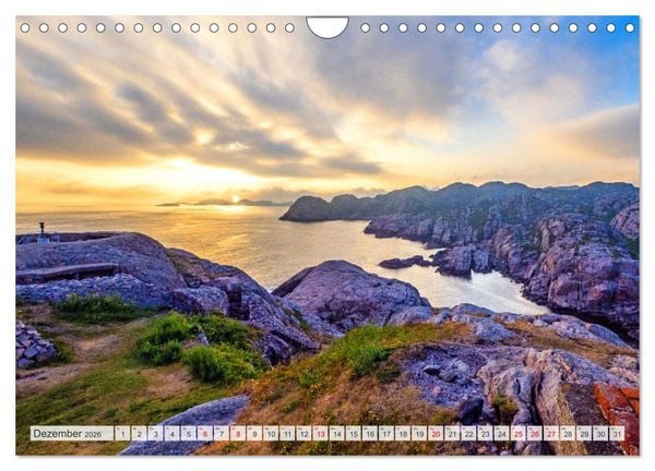 Produktbild: Vom Nordkap zum S&uuml;dkap (Wandkalender 2026 DIN A4 quer), CALVENDO Monatskalender